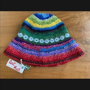 Rat Hat Crochet Hat 100% AUTH never worn, new with tag.